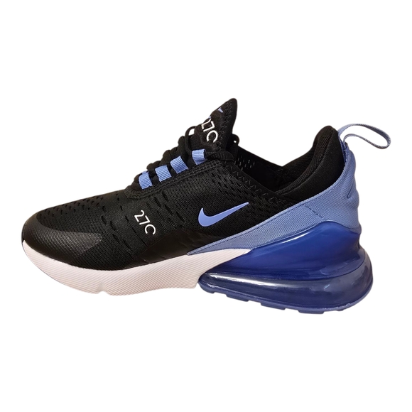 Nike Air Max 270 Women’s Size 6.5 Black Royal Pulse AH6789-015 Running Shoes - Picture 2 of 12